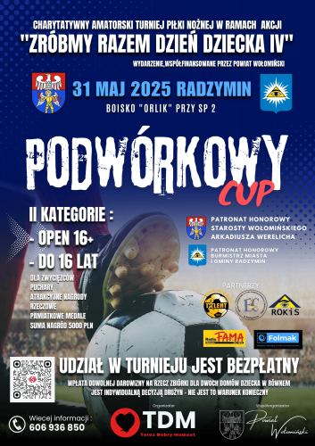Powiatowy Turniej Piłki nożnej  - Podwórkowy CUP